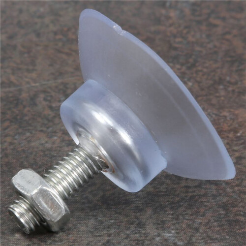 10 Pcs Rubber Strong Suction Cup Replacements for Glass Table Tops with M6 Screw 1