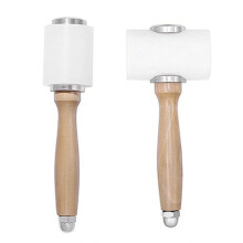 Martello per Intaglio Della Pelle DIY Martello per Cuoio con Manico In Legno e Nylon Kit di Utensili per Cucire Pelle Bovina
