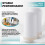 Faucet Water Filter Cartridges, Hima 2 Pack 8-Layer Cleaning Universal Deep Sea Diatom Earth Ceramic Filter 4