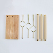 Wooden Jewelry Display Stand Ring Holder T-Bar Display Bracelets Anklets Jewelry Display Stand Packaging Jewelry Tool A