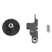 Braço Tensor e Engrenagem da Extrusora com 66 Dentes, Peças Do Alimentador da Extrusora para Artillery Genius Sidewinder X1 Preto
