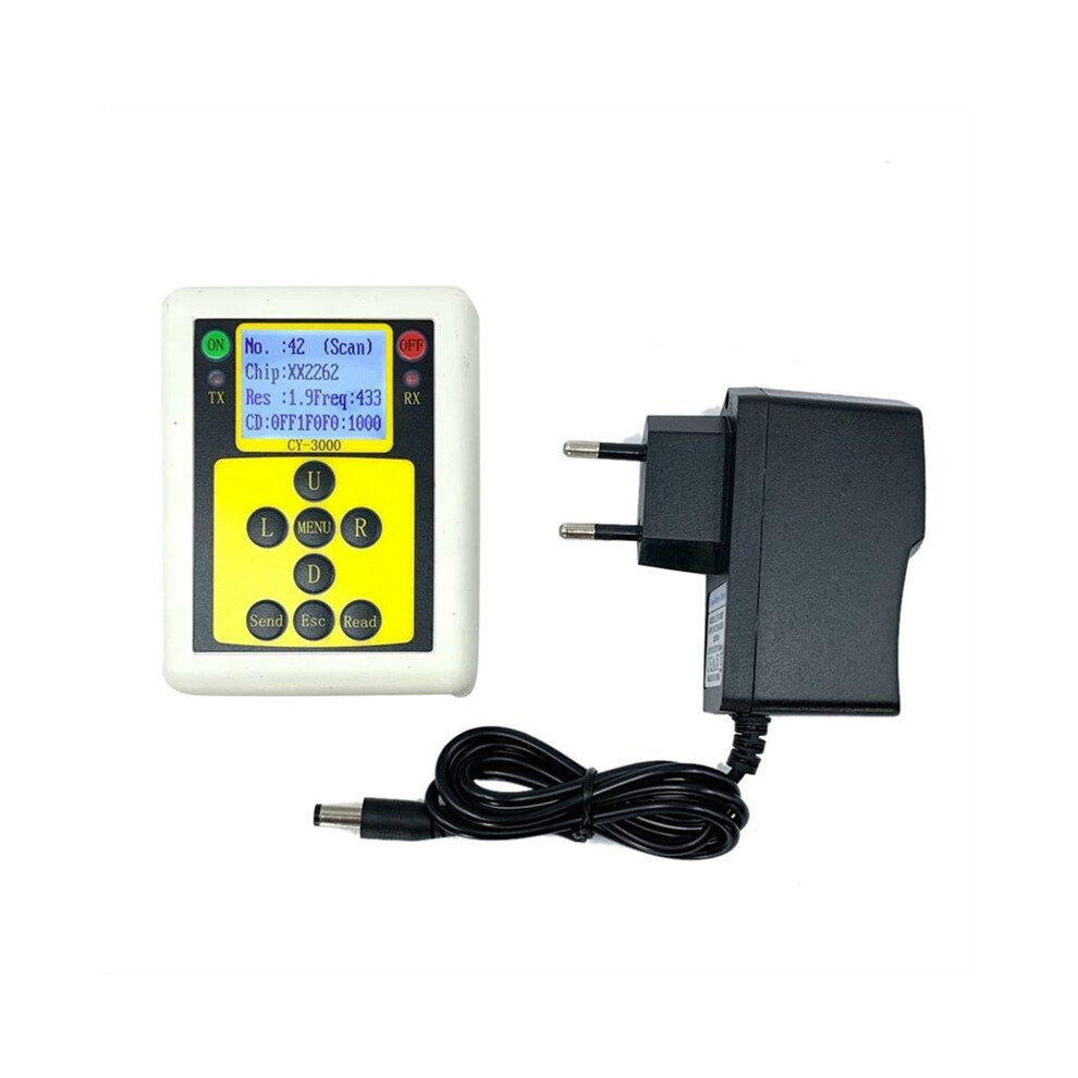 Wireless Remote Control Analyzer 315Mhz/433Mhz Detector Analyzer Multifunctional Frequency Counter Tester Eu Plug 6033932673855