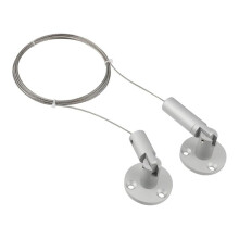 1,5 mm X 9,8 Fuß Verstellbares Aufhängekabel-Set, Robustes Bildaufhängezubehör, Aufhängekabel Aus Aluminiumlegierung, Silberfarben
