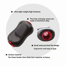 Luya Fishing Wheel Carbon Grip Grip Pill 4g Lättvikt Diy Grip Modifiering Tillbehör Silver