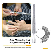 Jewelry Wax Ring Sizer Carving Tool Kit Ring Wax Making Mold Kit Jewelry Wax Tube Jewelers Wax Saw Frame Wax File Ring