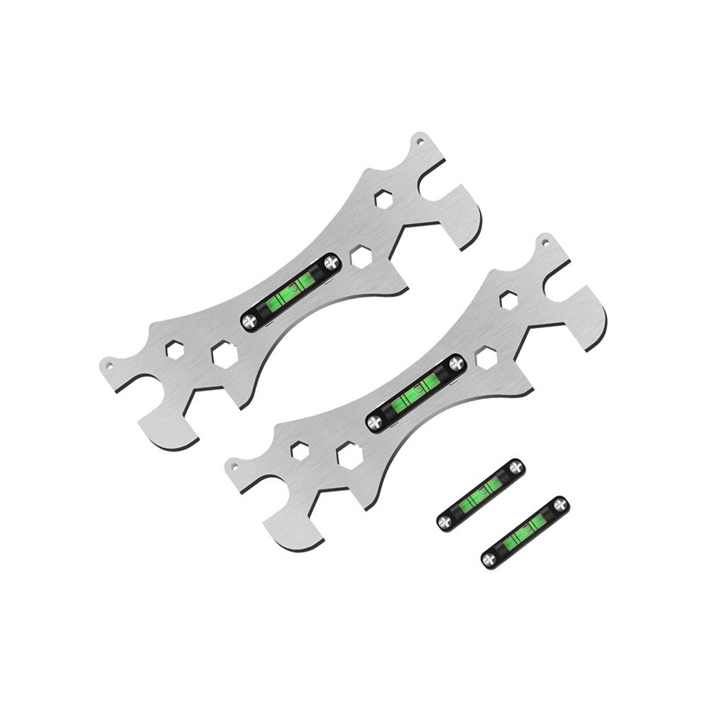 Multifunctional Bathroom Wrench Bend Angle Leveling Wrench Shower Faucet Installation Ruler Distance Measuring Tool 6032043500791