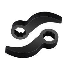 2 Pack Adapter Wrench Tool,Pry Bar Wrench Adaptor Tool Fits for 1/2 Inch 3/8 Inch Drive Ratchets Repairing Tools