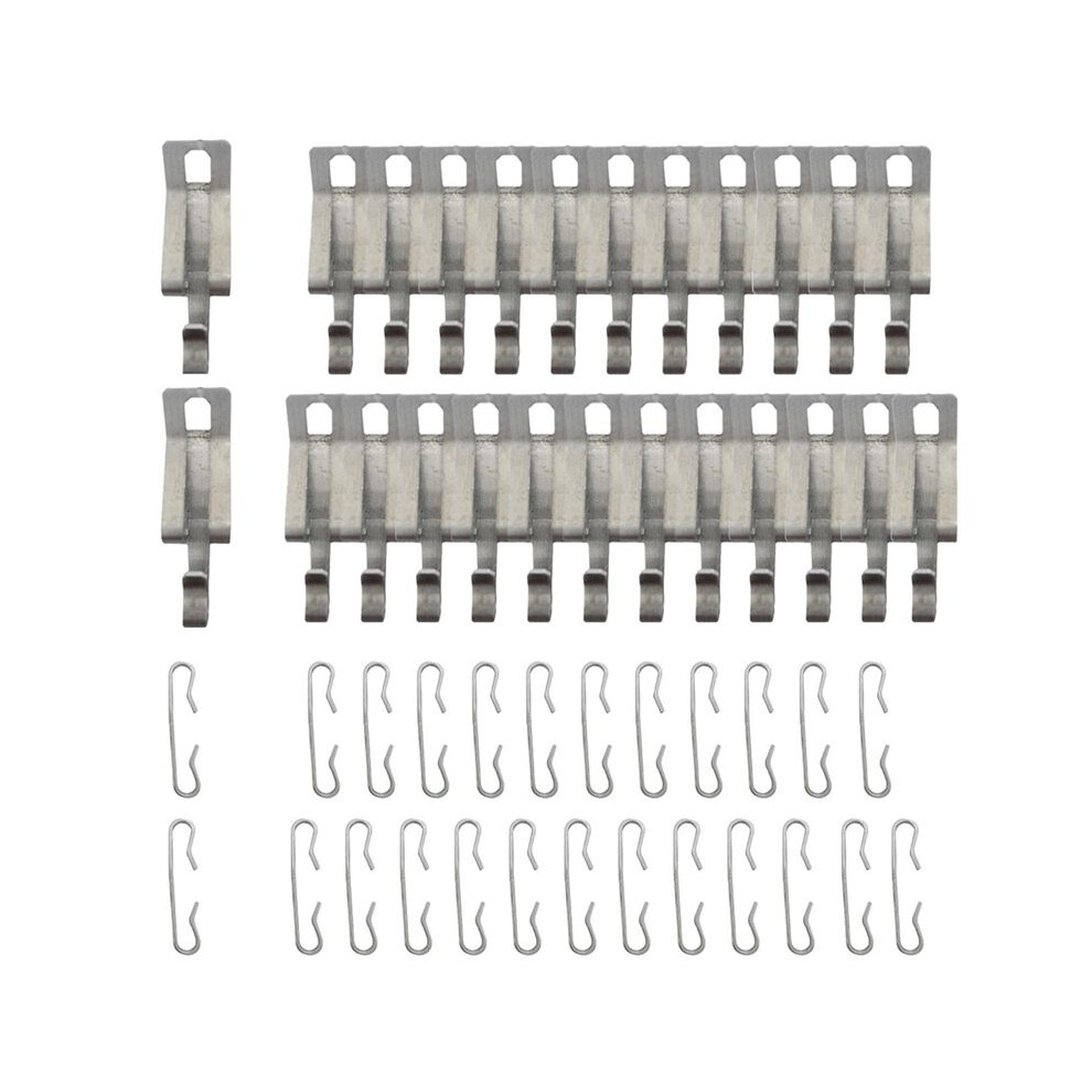 Roof Deicing Heat Cable Clips, 50Pcs Heat Cable Roof Clips And Spacers Kit Roof Clips Kit,Outdoor Cable Clips 6031444413747