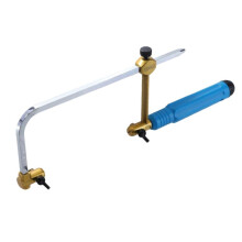 Adjustable Frame Sawbow U-Shape Coping Jig Saw for Jewelry DIY Tool with Spiral Blades Tool Only Hand Saw