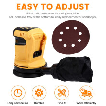 Voor 18V 20V Accu Snoerloze Polijstmachine 125mm Hout Slijper Metaal Auto Wax Polijstmachine Hout Slijper