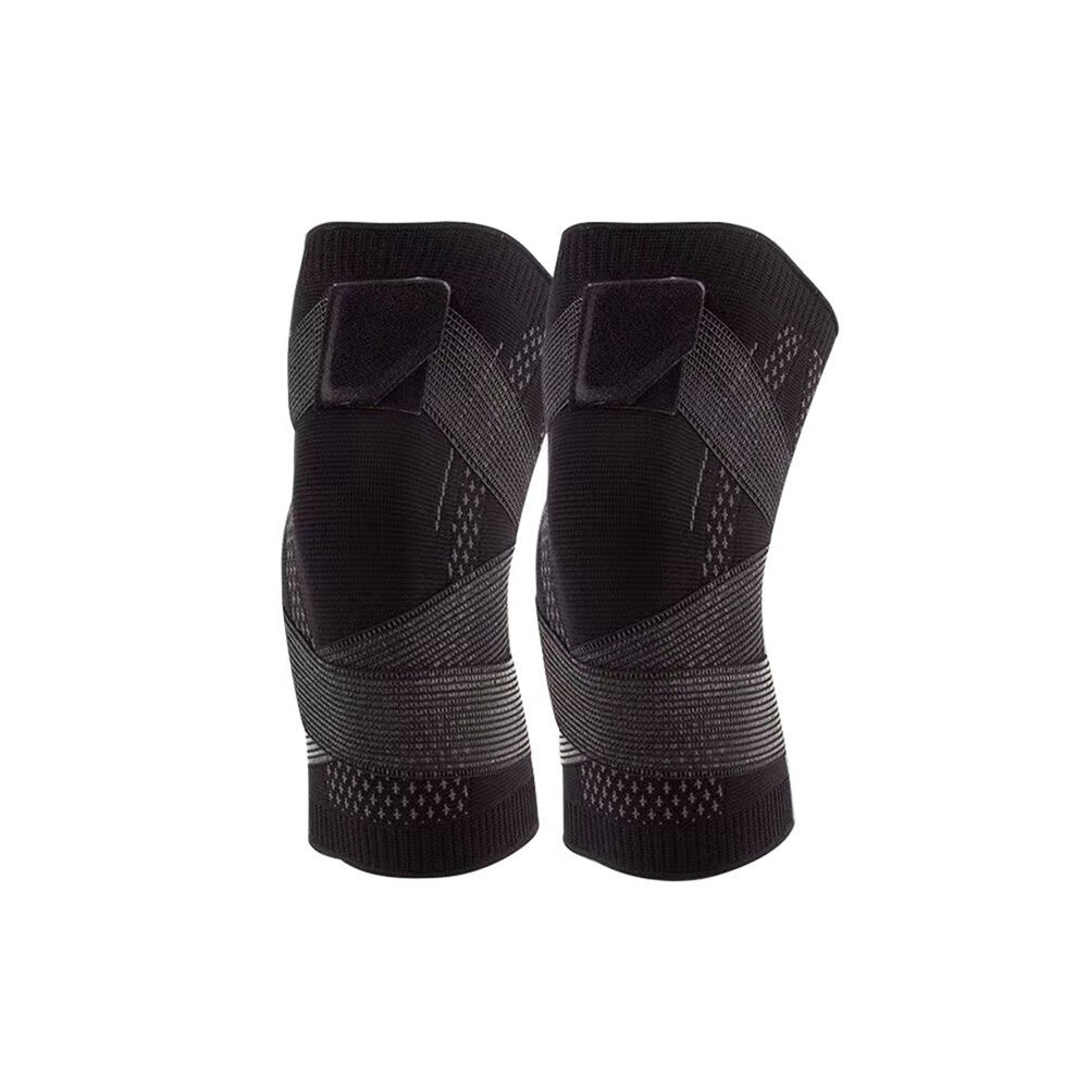 2 PCS Sports Unisex Knee Pads, Meniscus Protectors, Knee Compression Sleeve,Knee Wrap,Sports Fitness Parts,XL