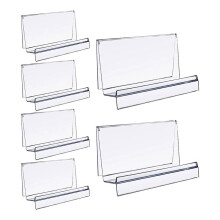 6-Pack HandväSka DisplaystäLl Akryl, Klar Akryl PlåNbok Display Stativ HandväSka Smycken Stativ för Smycken CD Organizer B