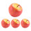 4 Large Artificial Red Apples-Decorative Fruit 1