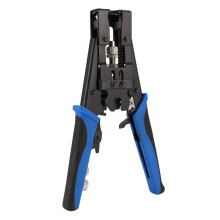 1 Stuecke Haltbares Koaxial-Kompressions-Boerdelwerkzeug BNC / RCA / F-Crimp-Verbindungsstueck RG59 / 58/6 Kabel-Draht-Cutter Einstellbare Crimpzange