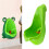 1 x Fun Pot Children Frog-shaped urinal (green) 3