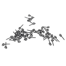 50pcs Karpfenangeln Boilie Screw mit festen Ring Koeder Tool Chod Rigs Karpfenangeln Hair Tackle Zubehoer