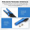 1pc Durable Coax Compression Crimper Tool BNC/RCA/F Crimp Connector RG59/58/6 Cable Wire Cutter Adjustable Crimping Plier 6