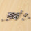 M6 Thread Dia Dome  304 Stainless Steel Cap Acorn Hex Nuts 20Pcs 9