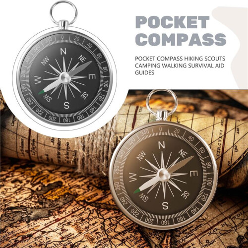 POCKET COMPASS HIKING SCOUTS CAMPING WALKING SURVIVAL AID GUIDES 1