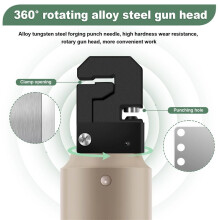 1Pc Air Powered Pneumatic Punch Tool Zinc Alloy Pneumatic Punch Tool Setter Panel Flanging 5Mm Punch