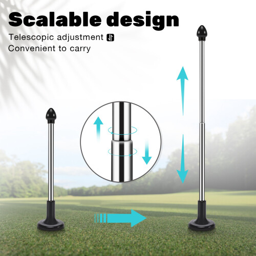 Alignment Sticks,Magnetic  Club Alignment Stick Training Aids Parts Help Visualize and Align Your  Shot