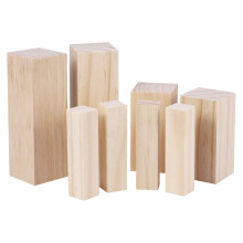 8 Sztuk Lipa Naturalne RzeźBione PółFabrykaty z Drewna, Drewno Balsa, Nieprzetworzone, dla Dzieci, DorosłYch, RzemiosłO, DIY RzeźBa
