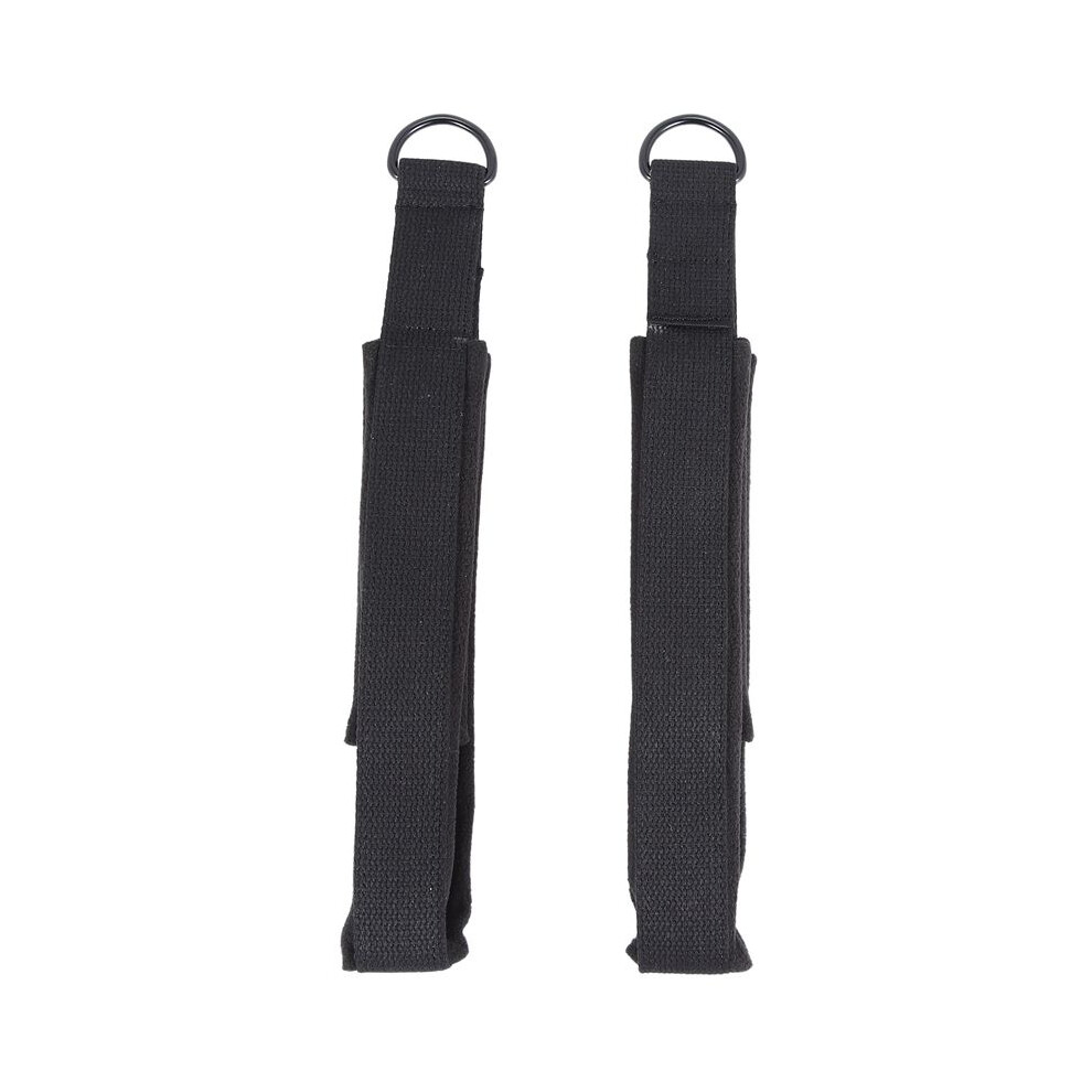 Photos - Yoga 2PCS Pilates Double Loop Straps,Feet Fitness Equipment Straps, Pilates Double Loop Straps Padded D-Ring Ankle Strap