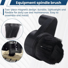 Brush Vacuum Cleaner Engraving Machine Dust Collector Cover for CNC Router Milling 775 300W 500W Spindle (80mm)