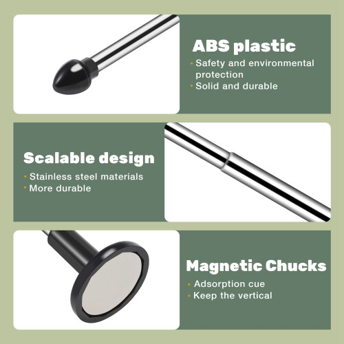 Alignment Sticks,Magnetic  Club Alignment Stick Training Aids Parts Help Visualize and Align Your  Shot 1