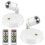Wireless Spot Lights Battery Operated Accent Lights Indoor Dimmable LED Spotlight Anywhere Rotatable Wall Light(2 Pack) 1