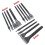 3MM 1/2/4/6 Prong Diamond Stitching Chisel Hole Punches Tool, Leather Hole Punch, Leather Chisel Set-4 Pcs 4