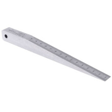 1-15MM Wedge Feeler Gauge Crack Flatness Layout Insert Wedge Gauge Welding Taper Measuring Tool Caliper