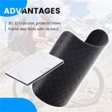 Carbon Bike Chain e Hook Protector per  Bike Rear Protezione Telaio Triplo Angolo per 3SIXTY Chain Stay Part 2