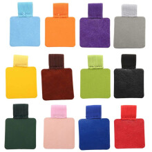 12 StüCke Selbstklebendes Notizbuch Stift Schleifen Halter Set, Kunst Leder Stift Halter mit Elastischer Schlaufe für Stifte