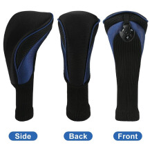 3 Stuks Golfclubhoofdhoezen voor Fairway Woods Driver Hybrids, Set met Lange Nek Mesh Golfclubhoofdhoezen
