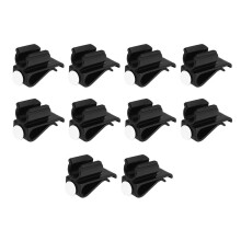 10 Pack Club Bag Clips Putter Clamp Holder Organizer Durable Plastic Black Putting Clip Accessories