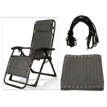 Recliner Cloth with Elastic Cord,Breathable Durable Chair Lounger Replacement Fabric,for Yard Garden Beach,As Shown