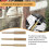 18PCS Diamond Chainsaw Sharpener Bits, Diamond Stone Chain Saw Chainsaw Sharpener for Polishing Chain Grinding Tool 4