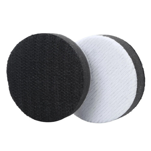 100Pc 50mm Soft-Density Interface Pad Sponge Cushion Buffer Backing Pads Hook/ Loop Face Sanding Discs Abrasive Tools