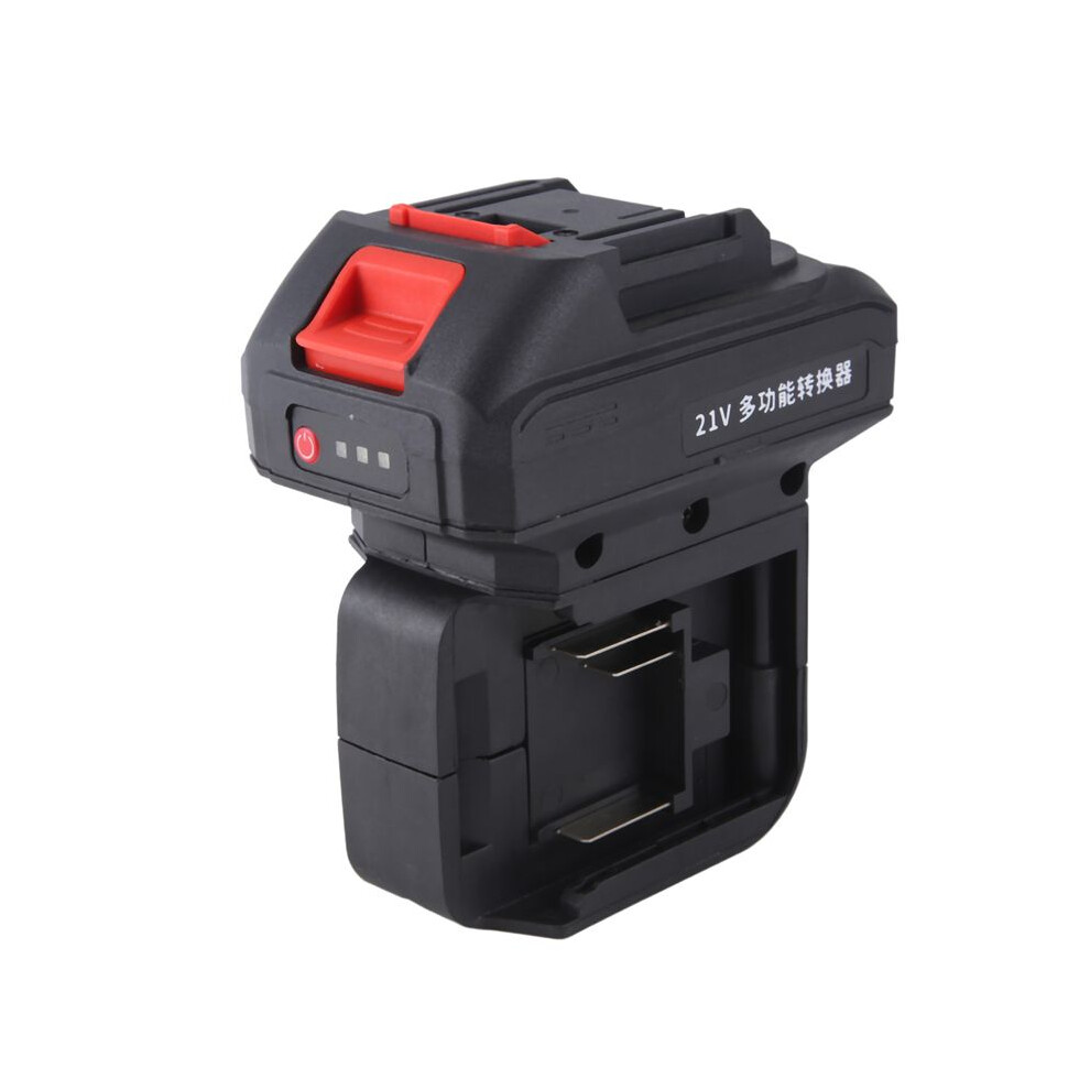2 In 1 Battery Converter For Impact Drill Wrench Screwdriver Worklight One-To-Two Battery Converter With Usb Port 6034266184550