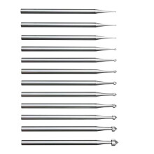 12-Teiliges Schnitzfräser-Set in Zylinder- und Kegelform, 3/32-Zoll-Schaft, Schmuckherstellung, Steinfassungsfräser für Lapidarium