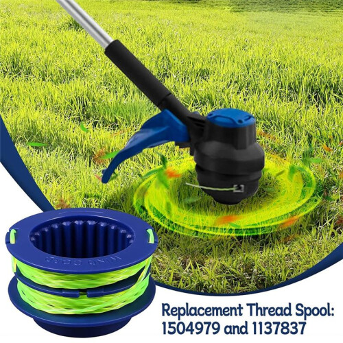 KLS 124-03 Spooled Trimmer  0.080-in 16Ft 6 Pack,for Kobalt 24-Volt Max Weed Wacker String Trimmer 1