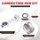 KK-4835 Compressor Piston Kit Connecting Rod Replacement Kit Cable Oil-Free Air Compressor Pump 2