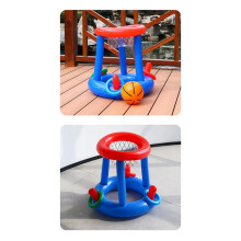 Inflatable Pool Ring Toss WaterSport Inflatable Basketball Hoop Inflatable Ring Toss for Kids Adults Summer Pool A