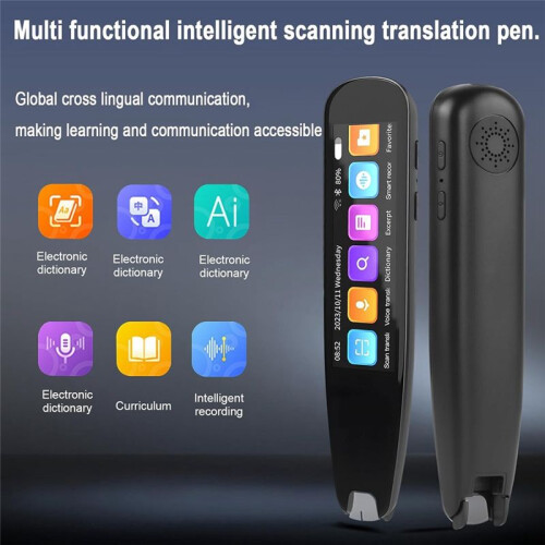 Scan Reader Pen, OCR Digital Pen Reader, Text to Speech Reading Pen, Voice Translator Machine 131 Language Translator 1