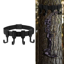 Gear Hanger Thick Strap Bow Hanger Multi-Hook Accessory Holder Portable Thick Strap Bow Hanger Outdoor Gear Holder