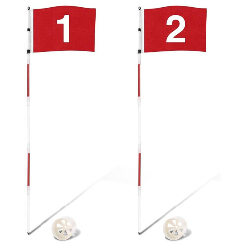 Flagstick  Flag  Putting Flag for Backyard Practice Putting Green 1