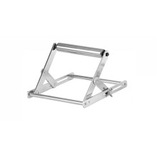 Foldable Stainless Steel Stand Adjustable Cutting Machine Material Support Frame for Cutting Stand Workbench Lift,A