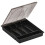 Organizer with Lid,Plastic Cutlery and Flatware Storage Box, Compartments Covered Utensil Tray for Kitchen Drawer B 1