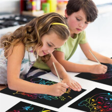 Krabbelpapier Kunstknutselen - Essentiële Benodigdheden voor in de Klas - Geen Rommelkunst voor Kinderen - Leuk Creatief Activiteitenspel - Cadeaus